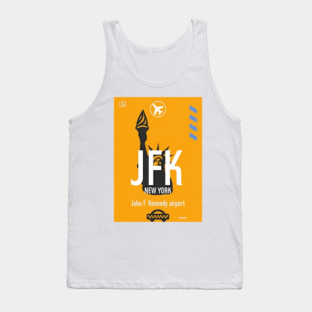 JFK airport statue of liberty Tank Top by Woohoo